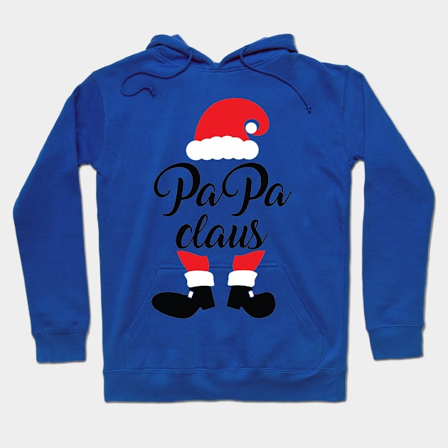 Papa Claus, Christmas for Dad,dad Christmas, Papa Christmas, First Christmas Papa,first Christmas Dad Hoodie by CoApparel